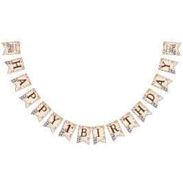 Bandeirinha Galo selvagem de lobo uma faixa de festa de aniver