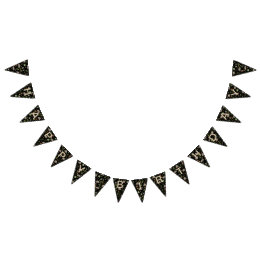 Bandeirinha gambás em campo de Berry em preto