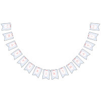 Garota Arco 4 de julho Banner de aniversário