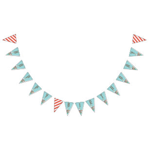 Bandeirinha Garoto Aniversário - Pirata - Banner de Bunting