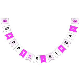 Bandeirinha Gato lilás