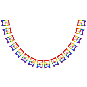 Bandeirinha Gay Festa de casamento Primo Arco-Íris LGBTQ