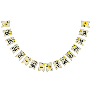 Bandeirinha Girassol Baby Q