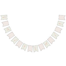 Bandeirinha Girl Princess Fairytale Ballerina Sage Cream Party