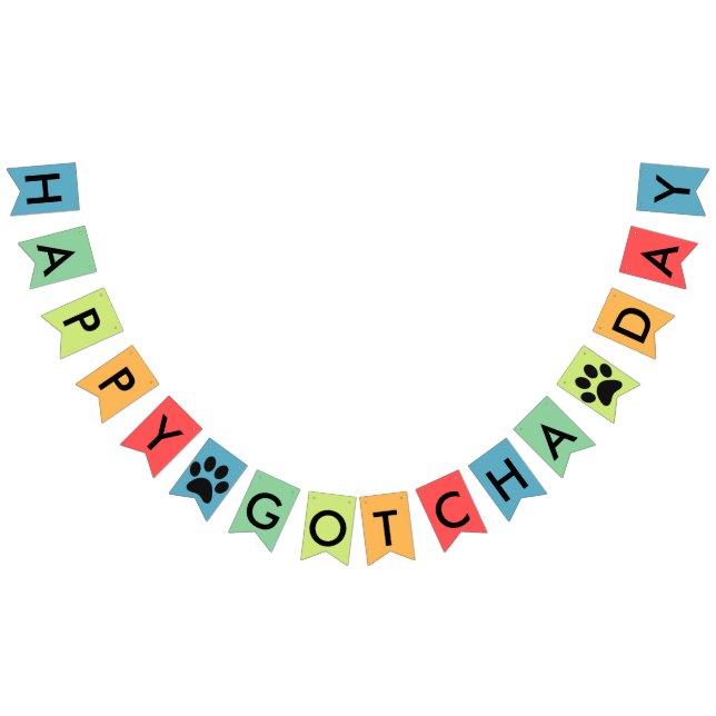 Bandeirinha Gotcha dia feliz (Todos)