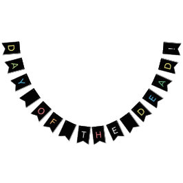 Bandeirinha Gótica Black Dia de los Muertos Sugar Flor Crônica