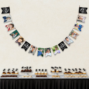 Bandeirinha Graduação 12 Fotografias Tipo Negrito Nome do Ano 