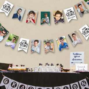 Bandeirinha Graduação 12 Fotografias Tipo Negrito Nome do Ano