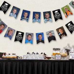 Bandeirinha Graduação 12 Fotos Classe Ano Personalizada