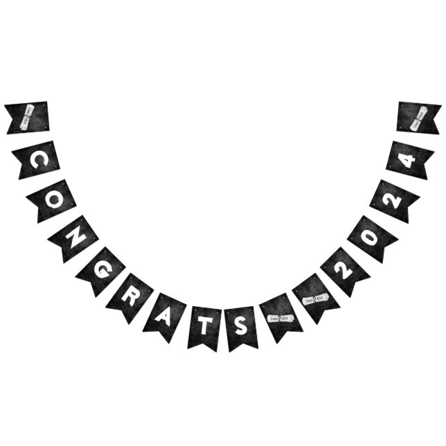 Bandeirinha Graduação 2025 Couro Negro e Diplomas (Todos)