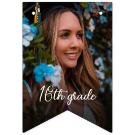 Bandeirinha Graduação Atingiu Níveis de Grau Fotos Modernas