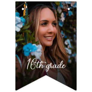 Bandeirinha Graduação Atingiu Níveis de Grau Fotos Modernas