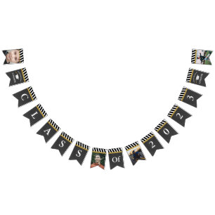 Bandeirinha Graduação de Foto Boys 2023, Classe Dourada e Pret