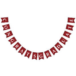 Bandeirinha Graduação em vermelho