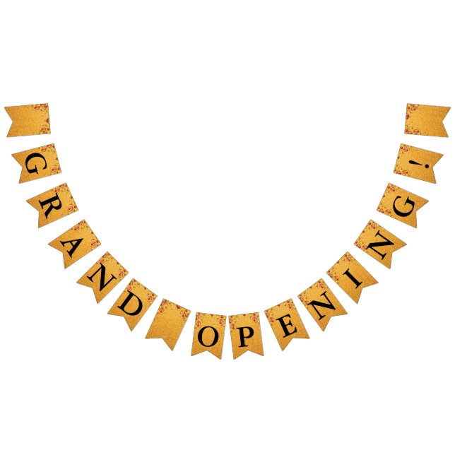 Bandeirinha Grande Abertura Faux Dourado Brilhante Balões Dour (Todos)