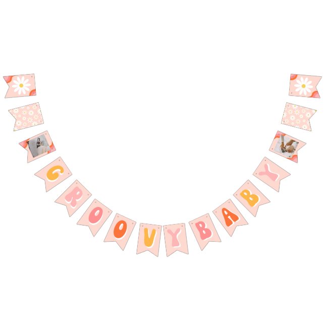 Bandeirinha Groovy Baby Bunting Banner | Faixa do Chá Groovy (Todos)
