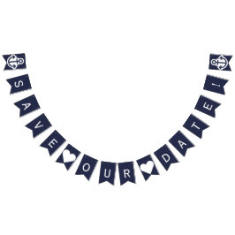 Bandeirinha Guardar a data - Prop de Fotografia de Bunte Náuti