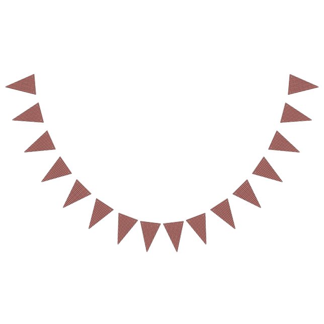 Bandeirinha Guingão do vermelho do aniversário do piquenique (Todos)