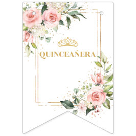 Bandeirinha Hábito - 15 de ouro eucalipto flores em forma de l