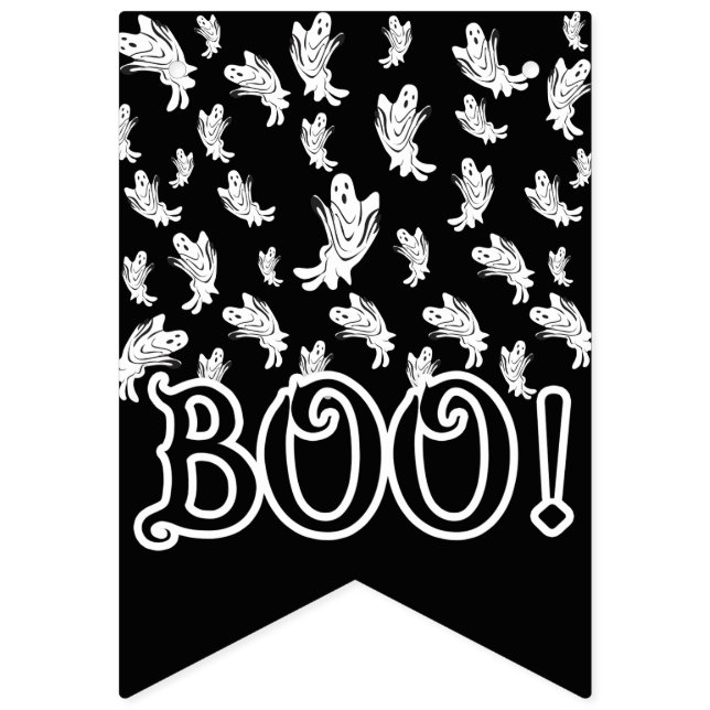 Bandeirinha Halloween - Apenas Feliz Assustamento (Primeira Bandeira)