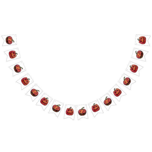 Bandeirinha Halloween Pumpkin (Todos)