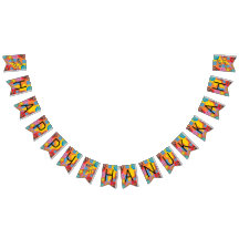 Hanukkah Swallowtail Banner Dançando Sonhos