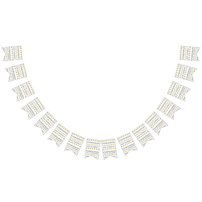 Bandeirinha Hanukkah Swallowtail Banner Hug Sameach (Todos)