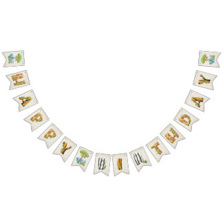 Bandeirinha Happy Birthday Banner Wild