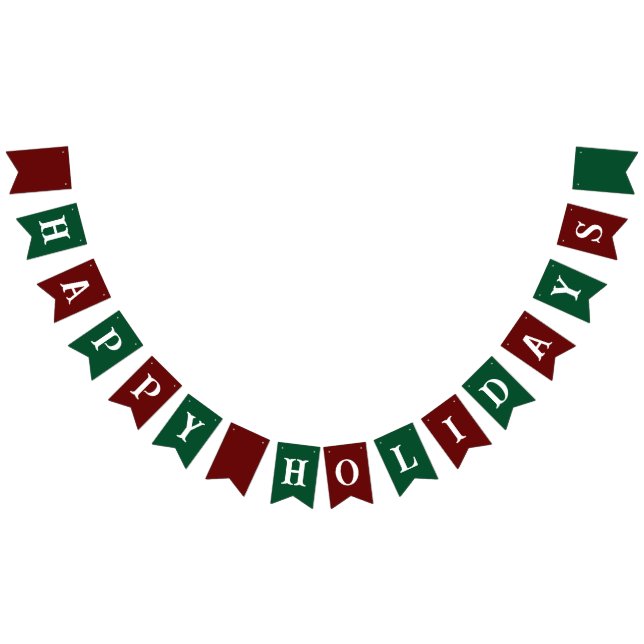 Bandeirinha Happy Holidays Banner (Todos)
