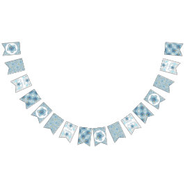 Bandeirinha Hibiscus & lace TURQUOISE