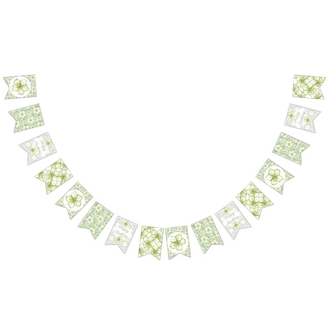 Bandeirinha Hibiscus & lace WHITE (Todos)