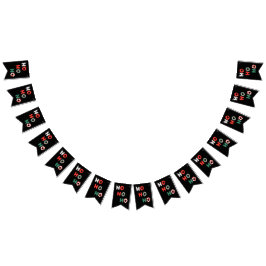 Bandeirinha Ho Ho Ho Banner de Bunting Natal