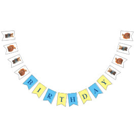 Bandeirinha Honey Bunny e Boo Bear