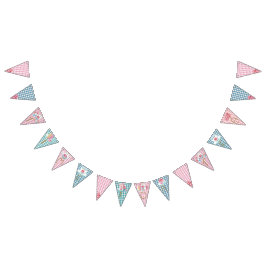 Bandeirinha "Hora de Parar o Chá".