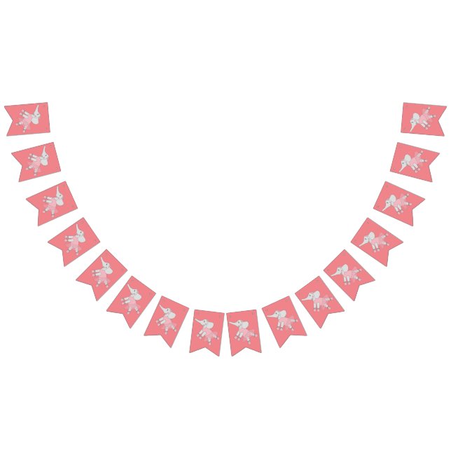 Bandeirinha Illusima Ballerina Elephant Peach (Todos)