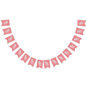 Bandeirinha ilusima Ballerina Hippo Peach