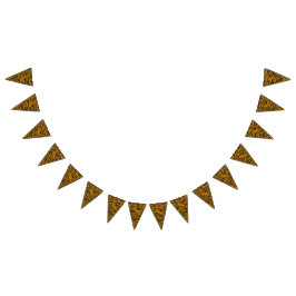 Bandeirinha Impressão de Tigre Divertido