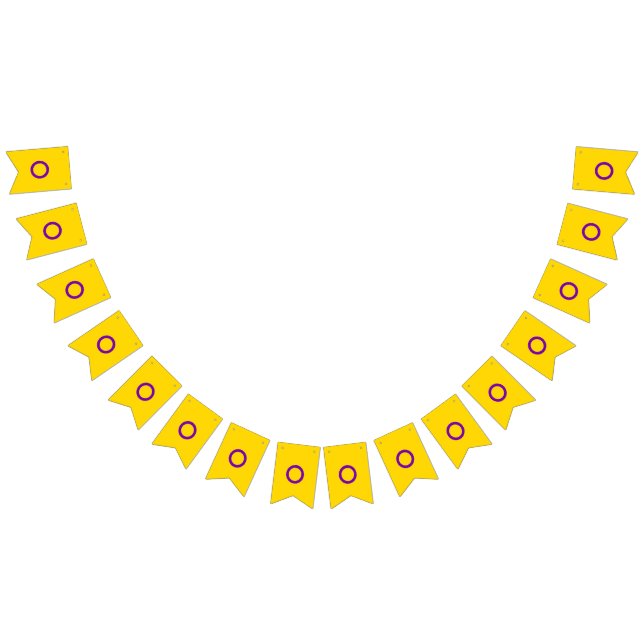 Bandeirinha Instersex Flag (Todos)