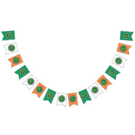 Bandeirinha Irish shamrock