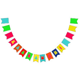 Bandeirinha KAARAWAN Partido Filipino Maligayang Kaarawan Bann