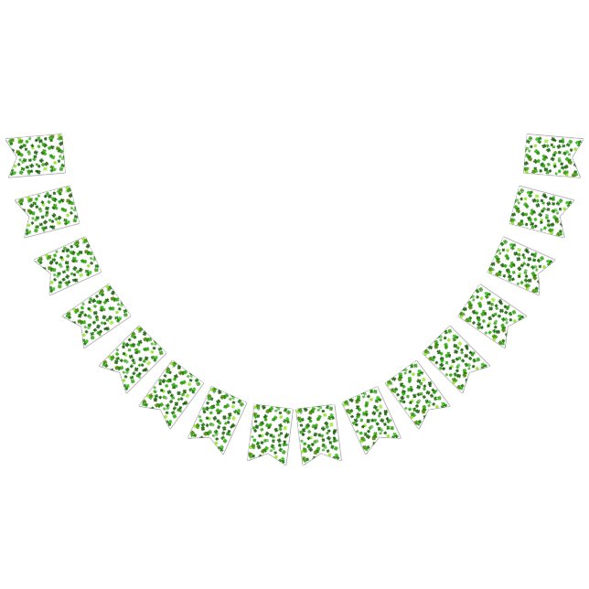 Bandeirinha Kelly Green "Shamrocks Caindo" (Todos)