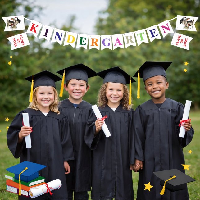 Bandeirinha  Kindergarten Graduation Bunting Flag  (Criador carregado)