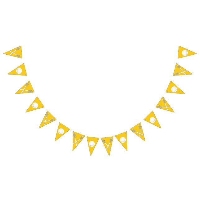 Bandeirinha Lacrosse Team Yellow (Todos)