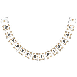 Bandeirinha Leite e cookies Aniversário de Banner