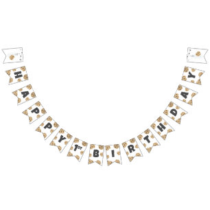 Bandeirinha Leite e cookies Aniversário de Banner