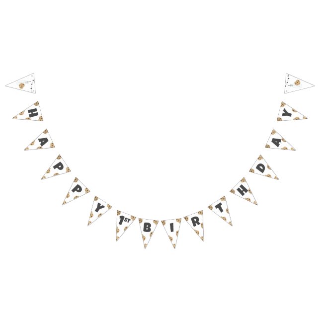 Bandeirinha Leite e cookies Aniversário de Banner (Todos)