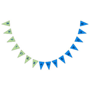 Bandeirinha Letras amarradas temáticos do viagem