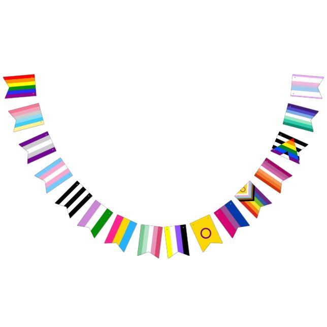 Bandeirinha LGBT - Todos os Membros do Orgulho de Sinalizador  (Todos)