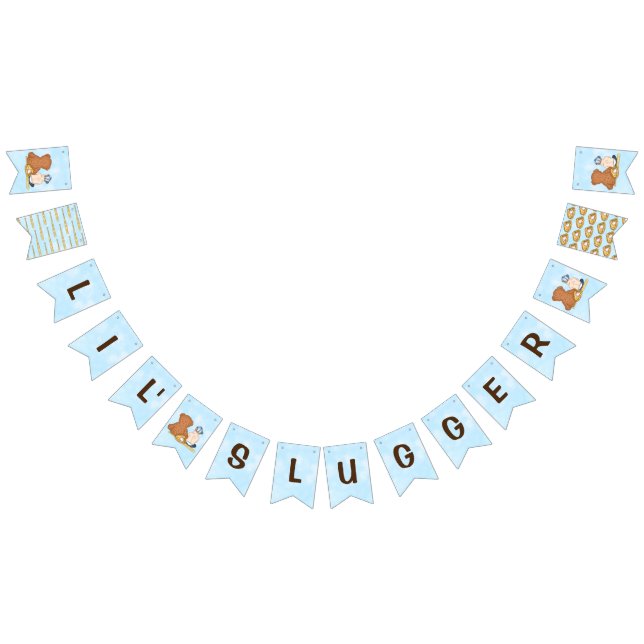 Bandeirinha Lil'S Slugger Baseball Themed Banner (Todos)