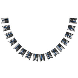 Bandeirinha Linha Azul Fino do Partido da Reforma Policial